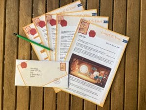 Lettre personnalisée Mysteria pour enfant
