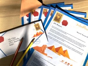 Lettre Toutankhamon personnalisée