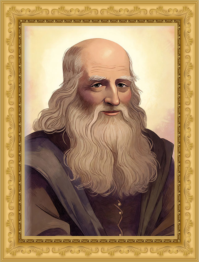 Portrait de Léonard de Vinci